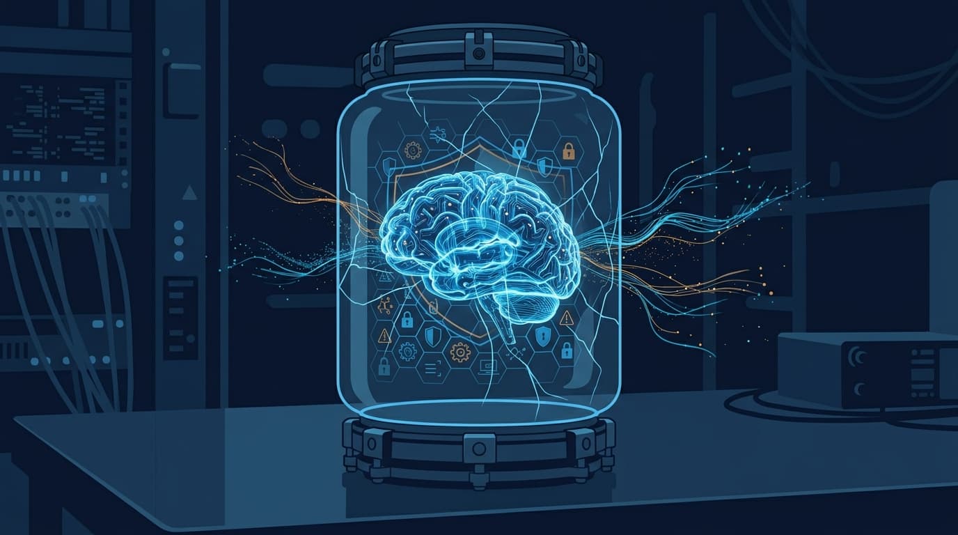 Abstract visualization of data flowing through interconnected systems